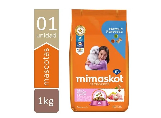ALIMENTO MIMASKOT CACHORROS RAZA PE