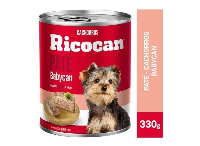 RICOCAN PERRO CACHORRO PATE BABYCAN