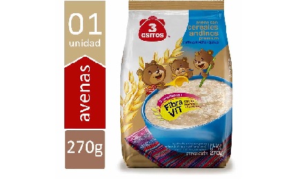 AVENA 3 OSITOS CEREAL ANDINO X 270G