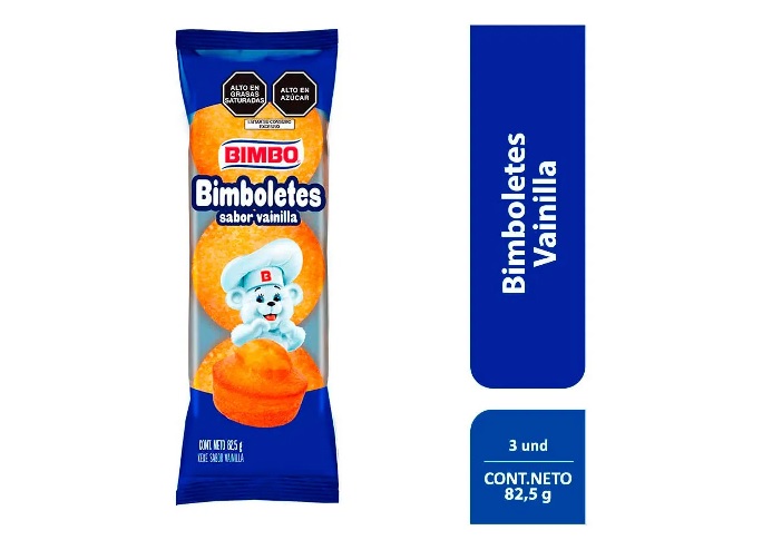 BIZCOCHO BIMBOLETE X 3 UND X 82.5 G