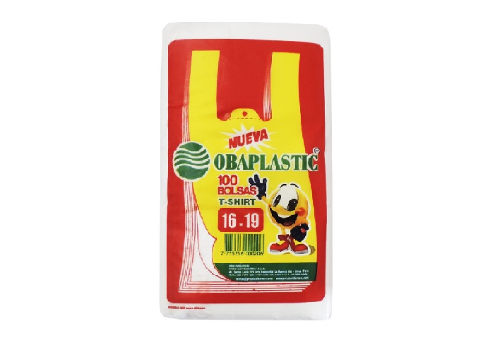 BOLSA OBAPLASTIC C-LINAJE BLANCA  R