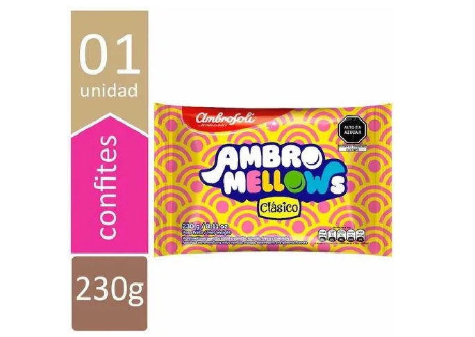 BOMBONES AMBROSOLI MELLOWS X 230GR