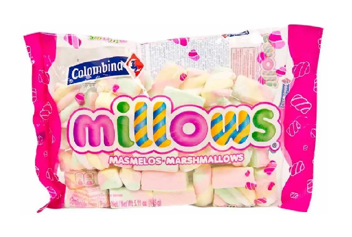 BOMBONES COLOMBINA MILLOWS CARITAS 