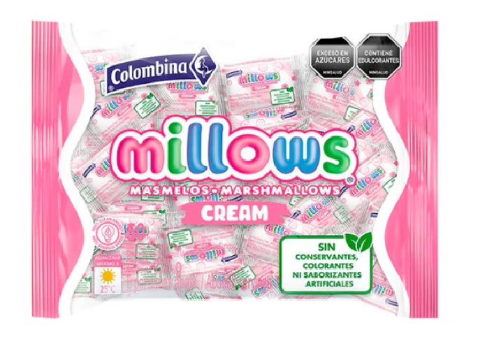 BOMBONES MLLOWS CREAM EXPORT X 50 U