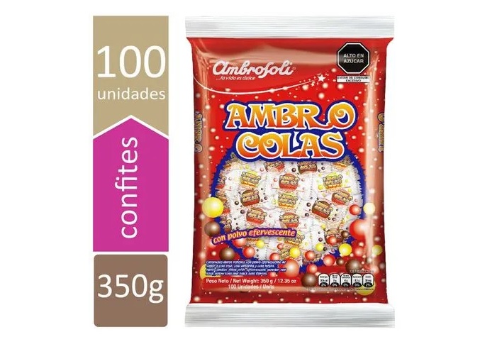CARAMELO AMBROSOLI AMBRO COLAS X 10