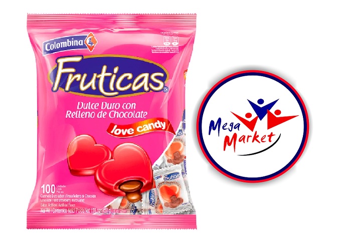 CARAMELO COLOMBINA FRUTICA LOVE CAN