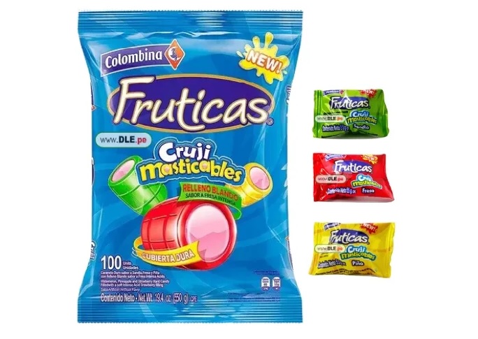 CARAMELO COLOMBINA FRUTICAS CRUJI M