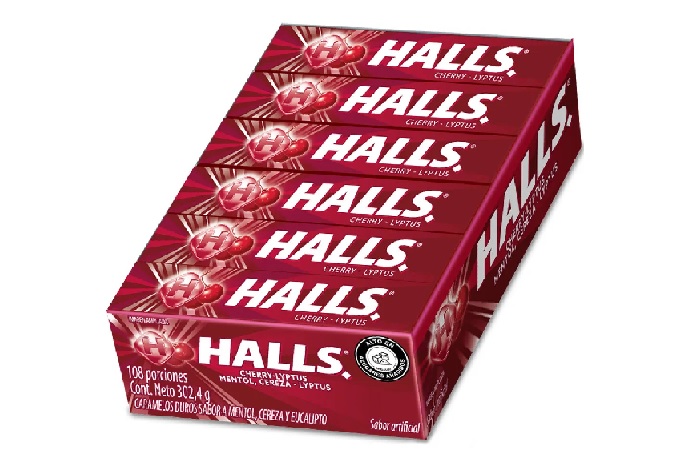 CARAMELO HALLS CEREZA LYPTUS X 25.2
