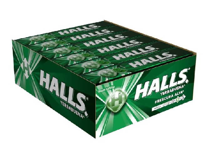 CARAMELO HALLS YERBABUENA X 25.2 GR