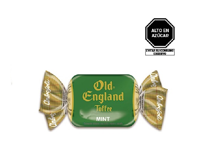 CARAMELO OLD ENGLAND MINT X 100 UND