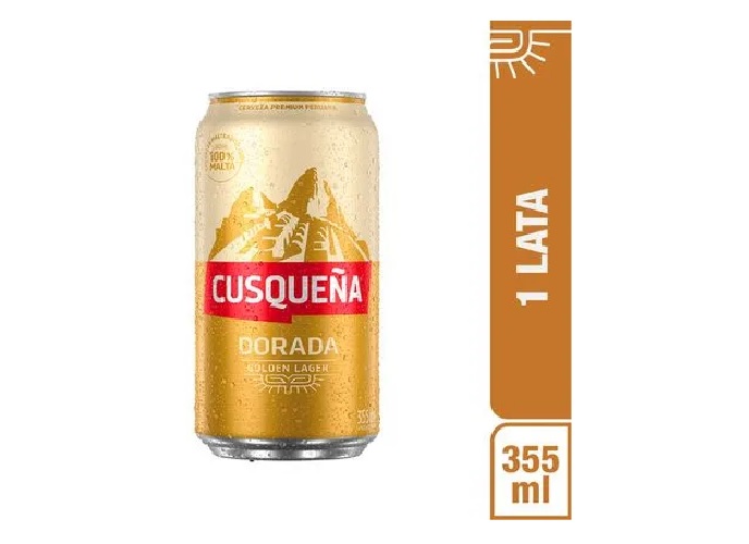 CERVEZA CUSQUEÑA DORADA LATA X 355M