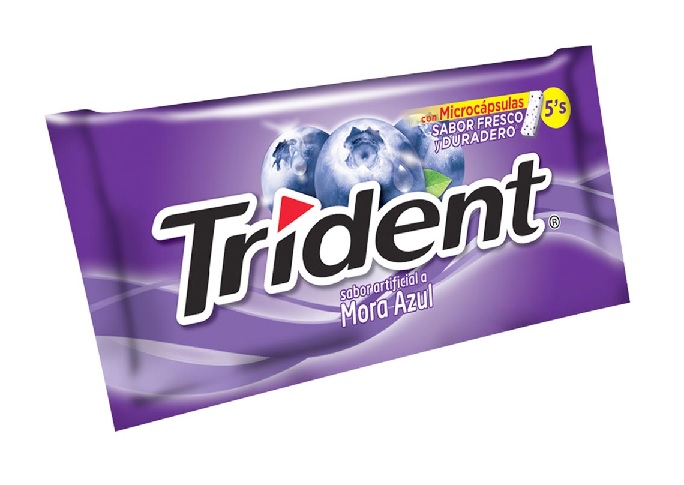 CHICLETS TRIDENT MORA 5