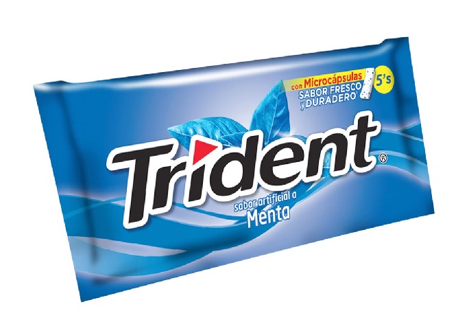 CHICLETS TRIDENTS MENTA X 8.5 GR