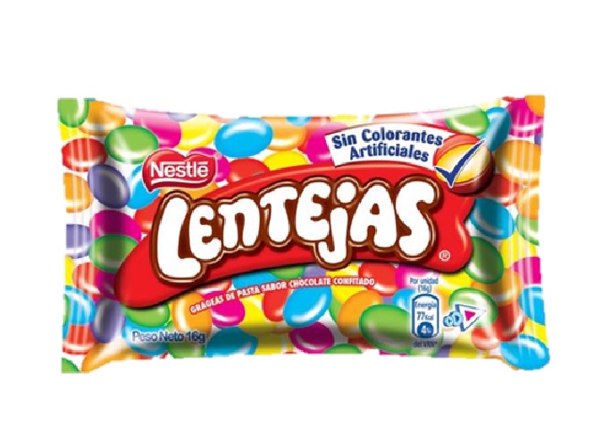 CHOCOLATE LENTEJAS GRAJEAS CONFITAD
