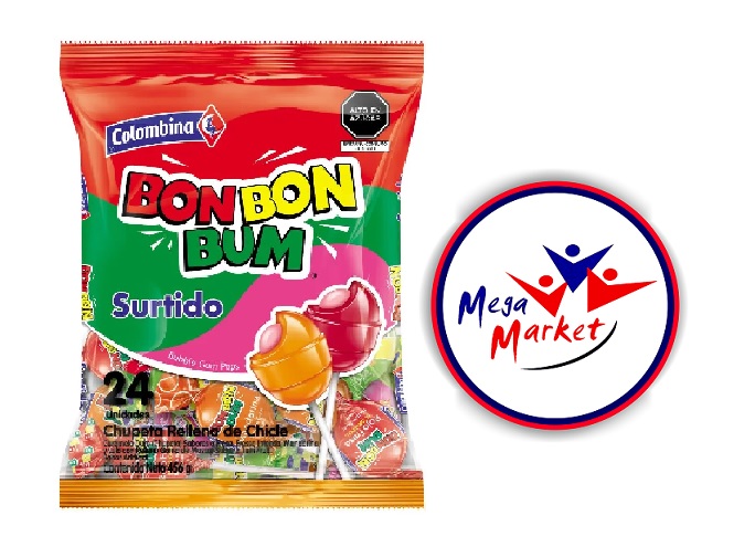 CHUPETIN BON BON BUM SURTIDO BOL. X