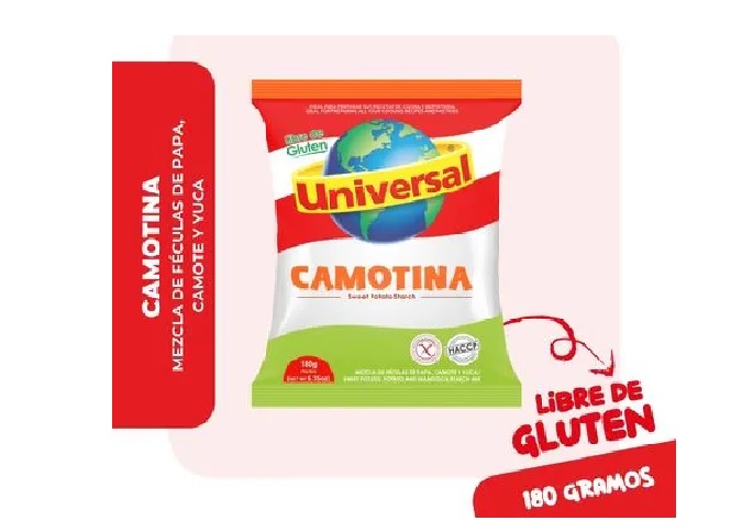 FECULA CAMOTINO UNIVERSAL X 180 GR