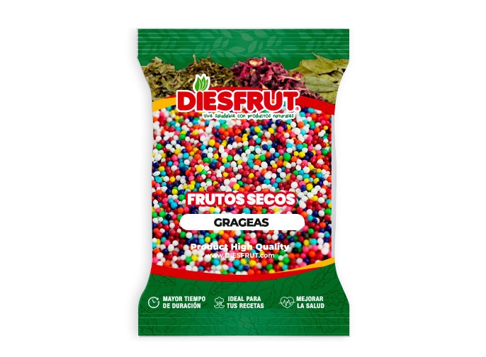 FRUTA SECA GRAGEAS X UND