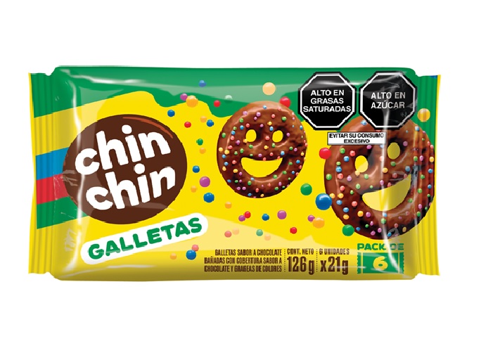 GALLETAS CHINCHIN CHOCOFORMA X 6PAC