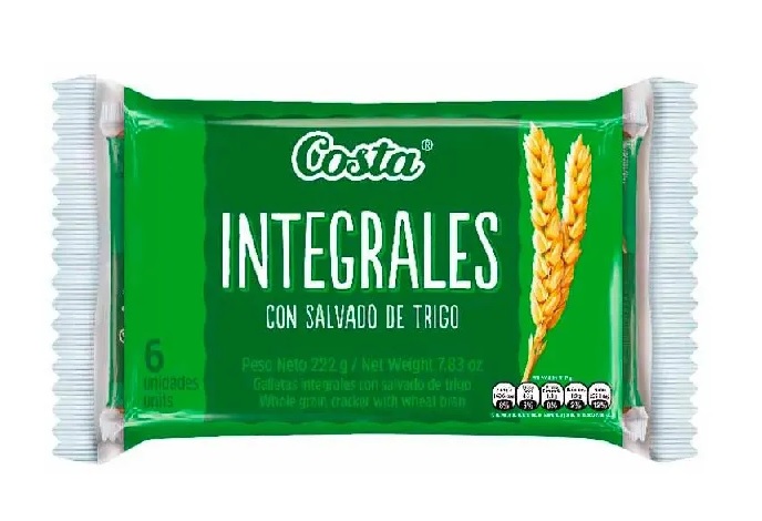 GALLETAS COSTA INTEGRALES SIX PACK 