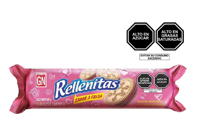 GALLETAS GN RELLENITA FRESA TACO X 