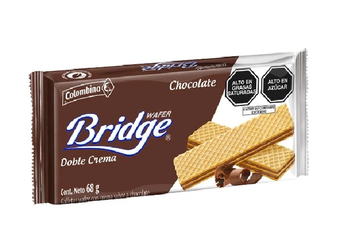 GALLETAS WAFER BRIDGE CHOCOLATE X 6
