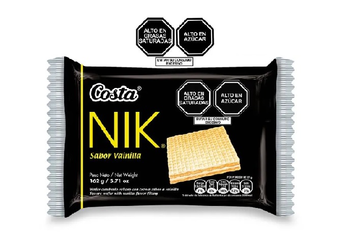 GALLETAS WAFER NIK VAINILLA PACK X 