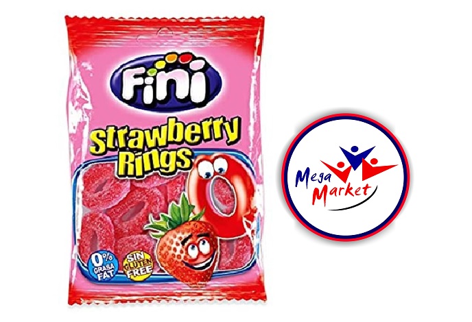 GOMITAS FINI AROS DE FRESA X 100 GR