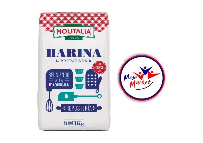 HARINA MOLITALIA PREPARADA X 1 KG