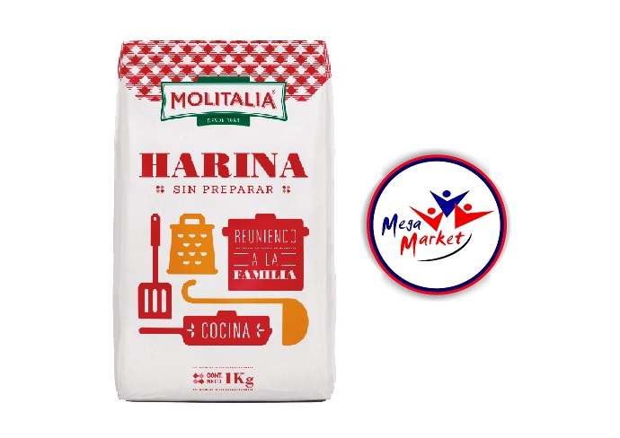 HARINA MOLITALIA SIN PREPARAR X 1 K
