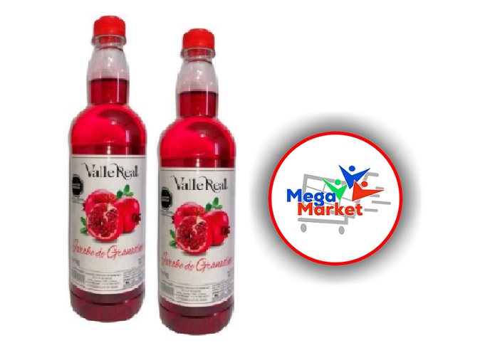 JARABE DE GRANADINA VALLE REAL X 75