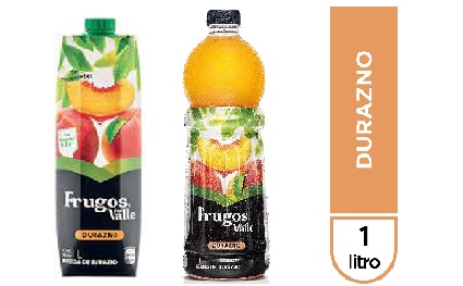 FRUGOS DEL VALLE DURAZNO X 1LT