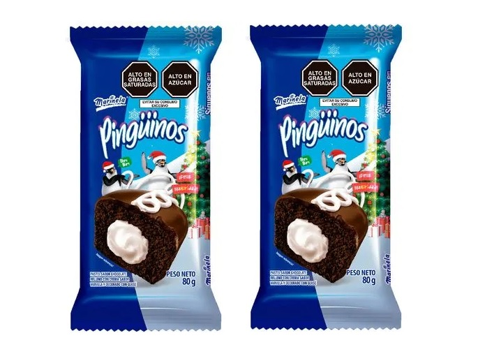 KEKE BIMBO PINGÜINO MARINELA X 2 UN