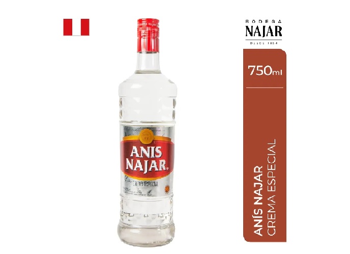 LICOR ANIS NAJAR CREMA (ROJO) X 750