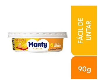 MANTEQUILLA MANTY ESPARCIBLE X 90GR