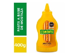 MOSTAZA COMPPASS X 400GR