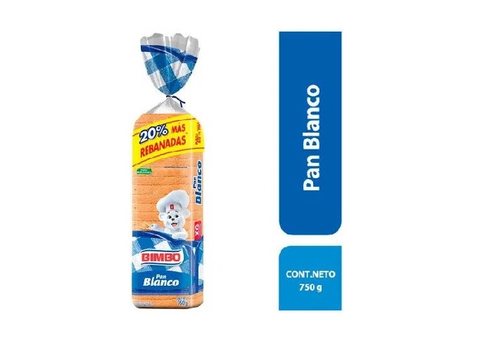 PAN BIMBO EXTRA GRANDE X 750 GR