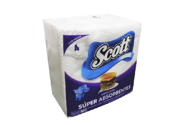 SERVILLETAS SCOTT DOBLADAS RENDIDOR