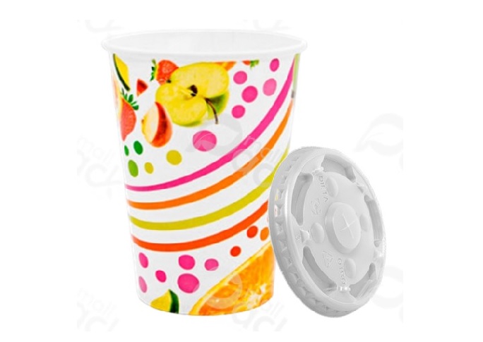 VASO DESC. POLIPAPEL FESTIVAL FRUTA