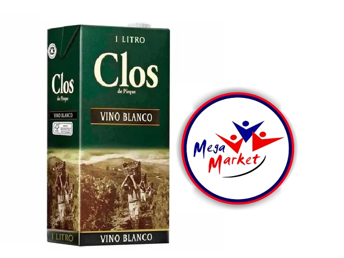 VINO CLOSS DE PIRQUE BLANCO X 1LT.