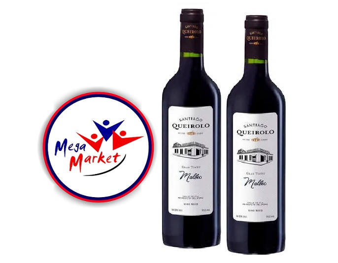 VINO SANTIAGO QUEIROLO MALBEC X 750