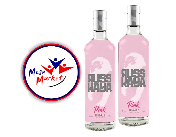 VODKA RUSSKAYA PINK X 750ML