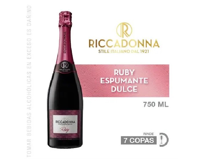 CHAMPAGNE ESPUMANTE RICCADONNA RUBY