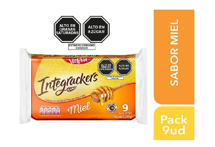 GALLETA INTEGRACK MIEL PACK X 9 UND
