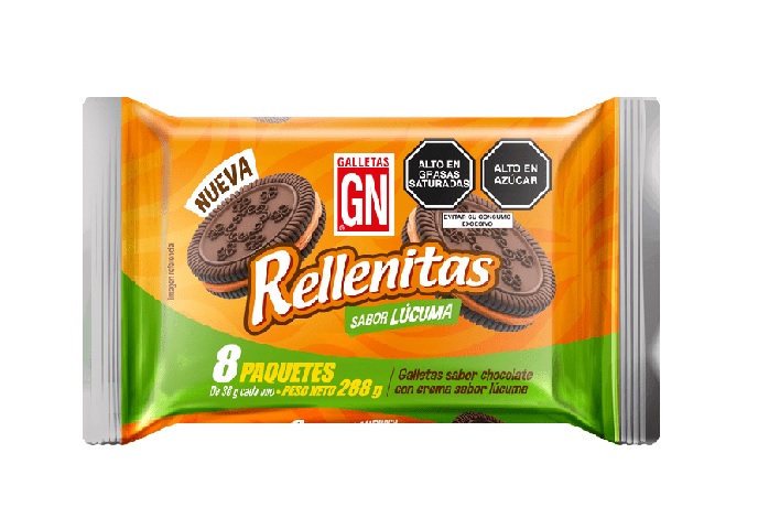 GALLETA RELLENITA LUCUMA PACK X 8 U