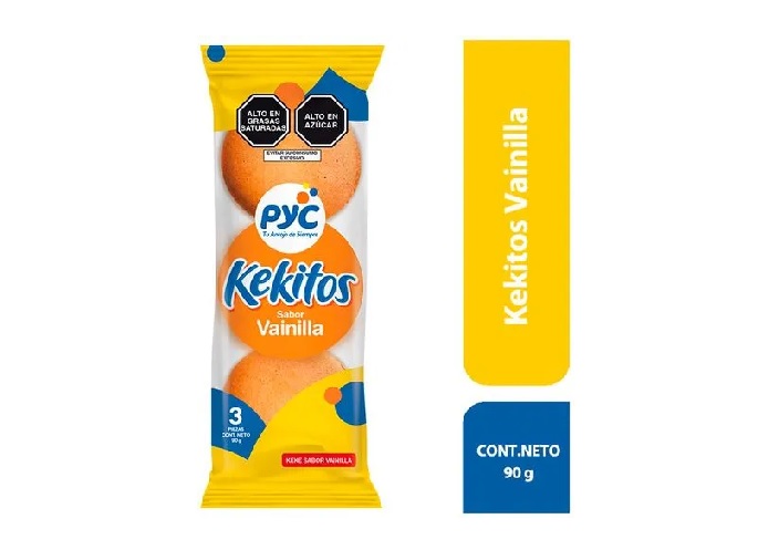 KEKITO VAINILLA 3 PZ. X 90 GR