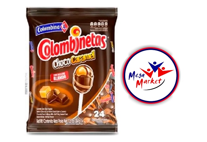 CHUPETIN COLOMBINETAS CHOCOCARAMELO