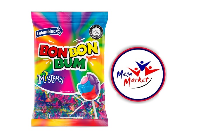CHUPETIN BON BON BUM MISTERY X 24 U