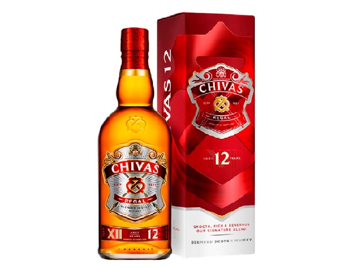 WHISKY CHIVAS REGAL 12 AÑOS X 700ML