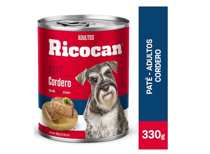 RICOCAN CORDERO ADULTO PATE LATA X 