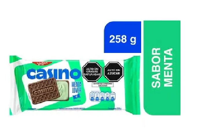 GALLETA CASINO MENTA X 6 UND